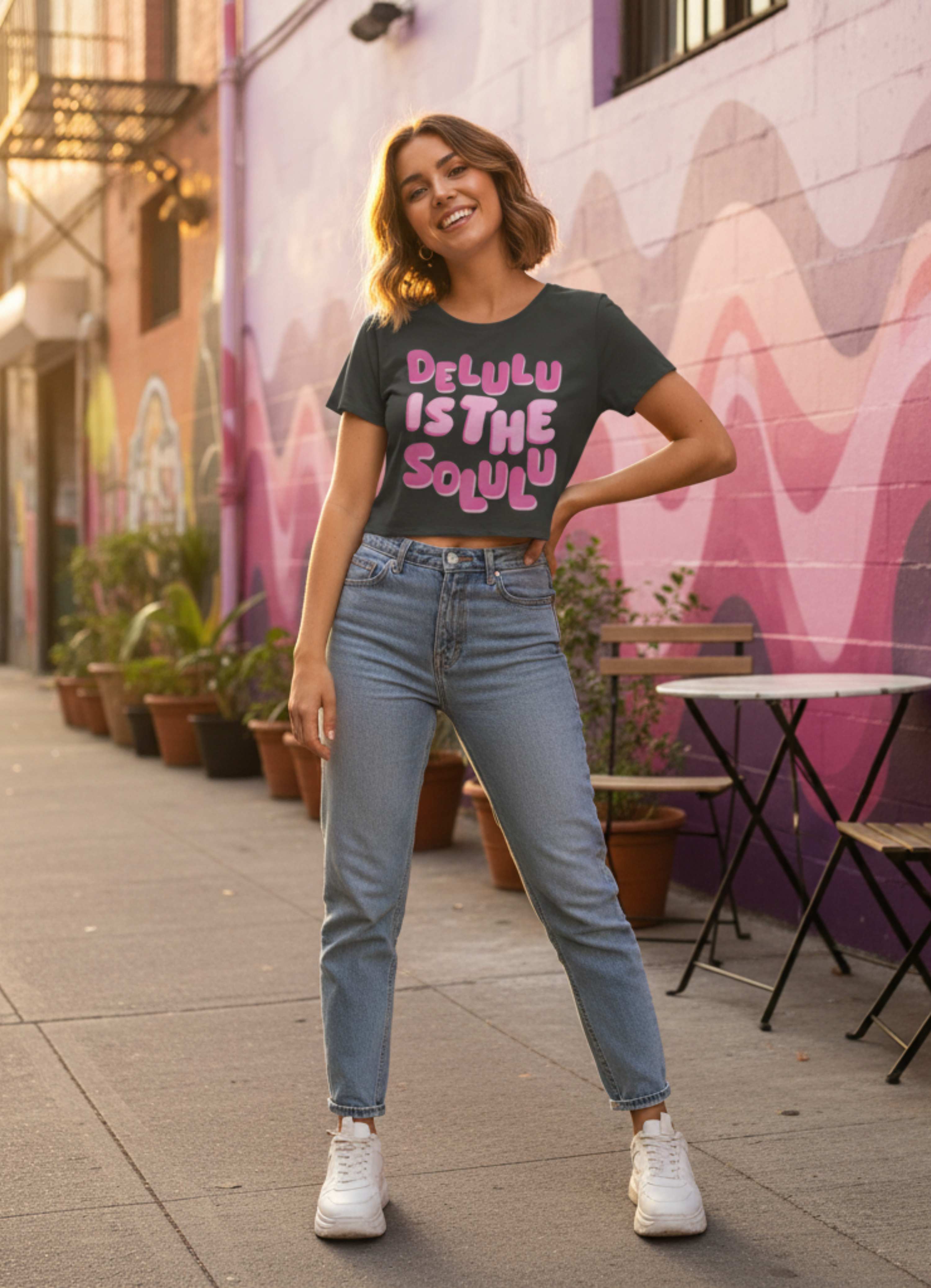 Delulu Is The Solulu Crop Top