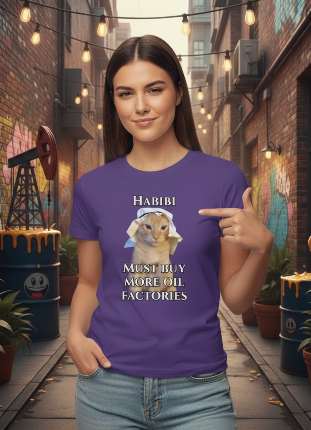 Habibi Loves Oil Regular Tee | Unisex