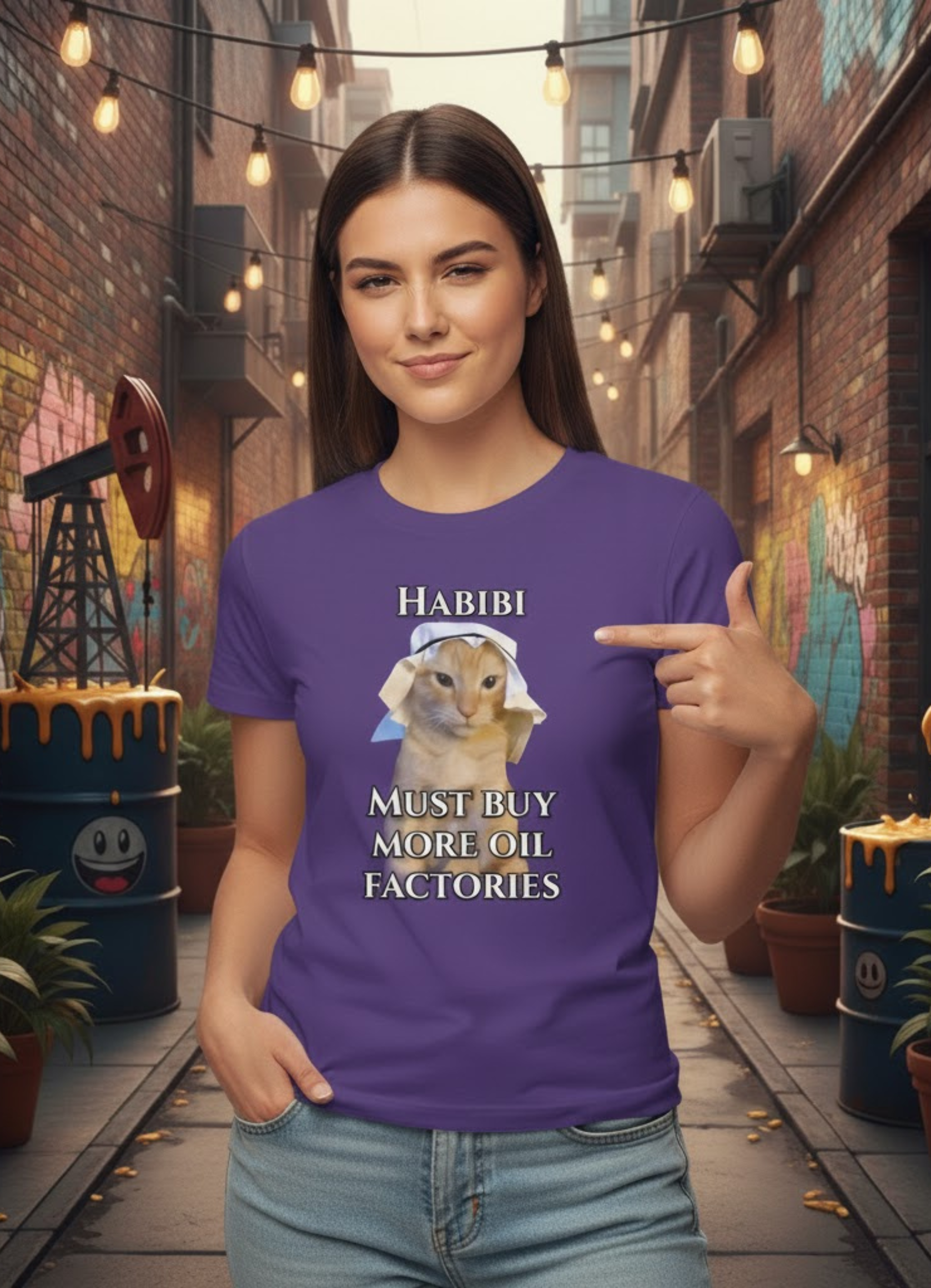 Habibi Loves Oil Regular Tee | Unisex