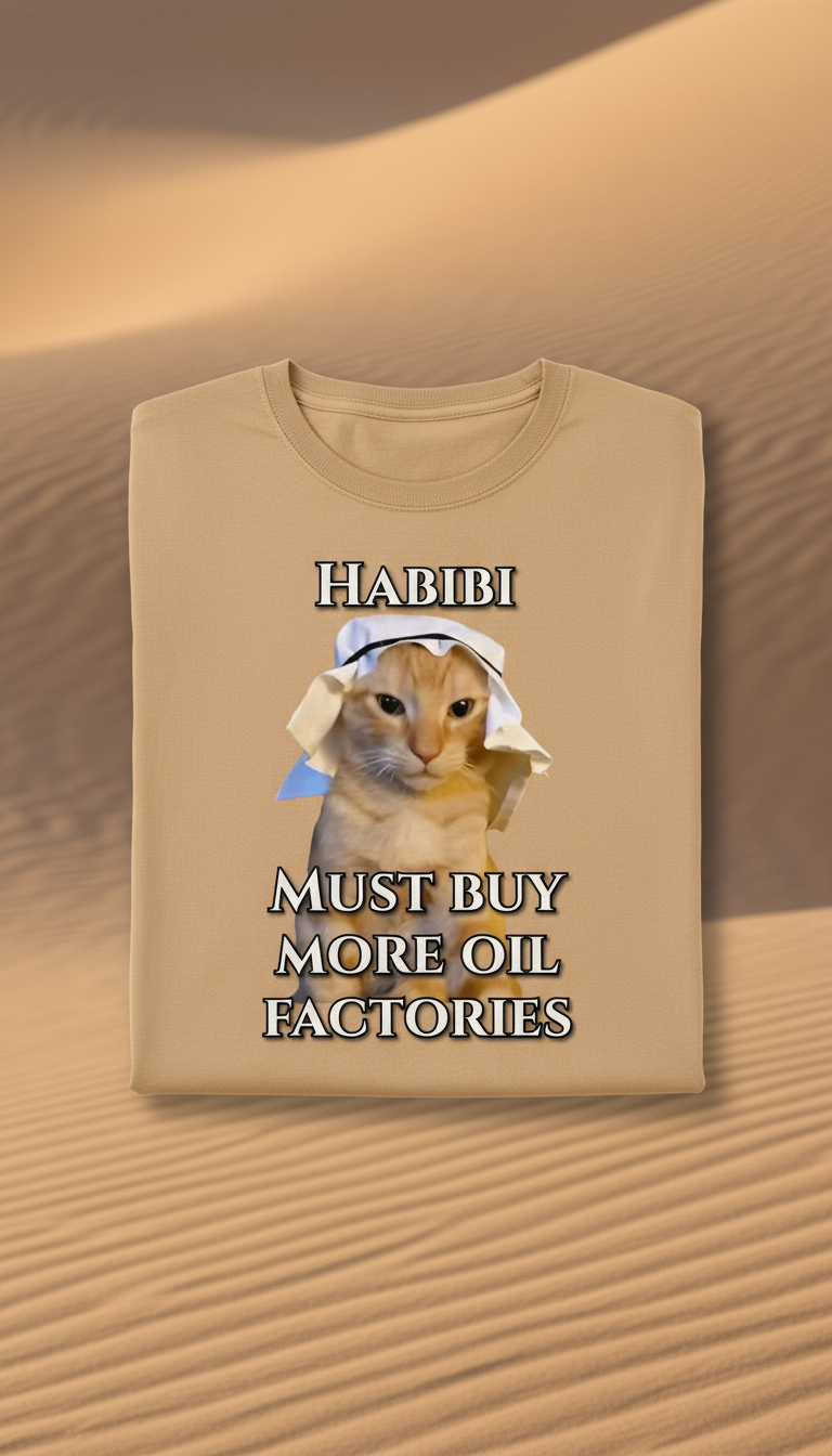 Habibi Loves Oil Regular Tee | Unisex