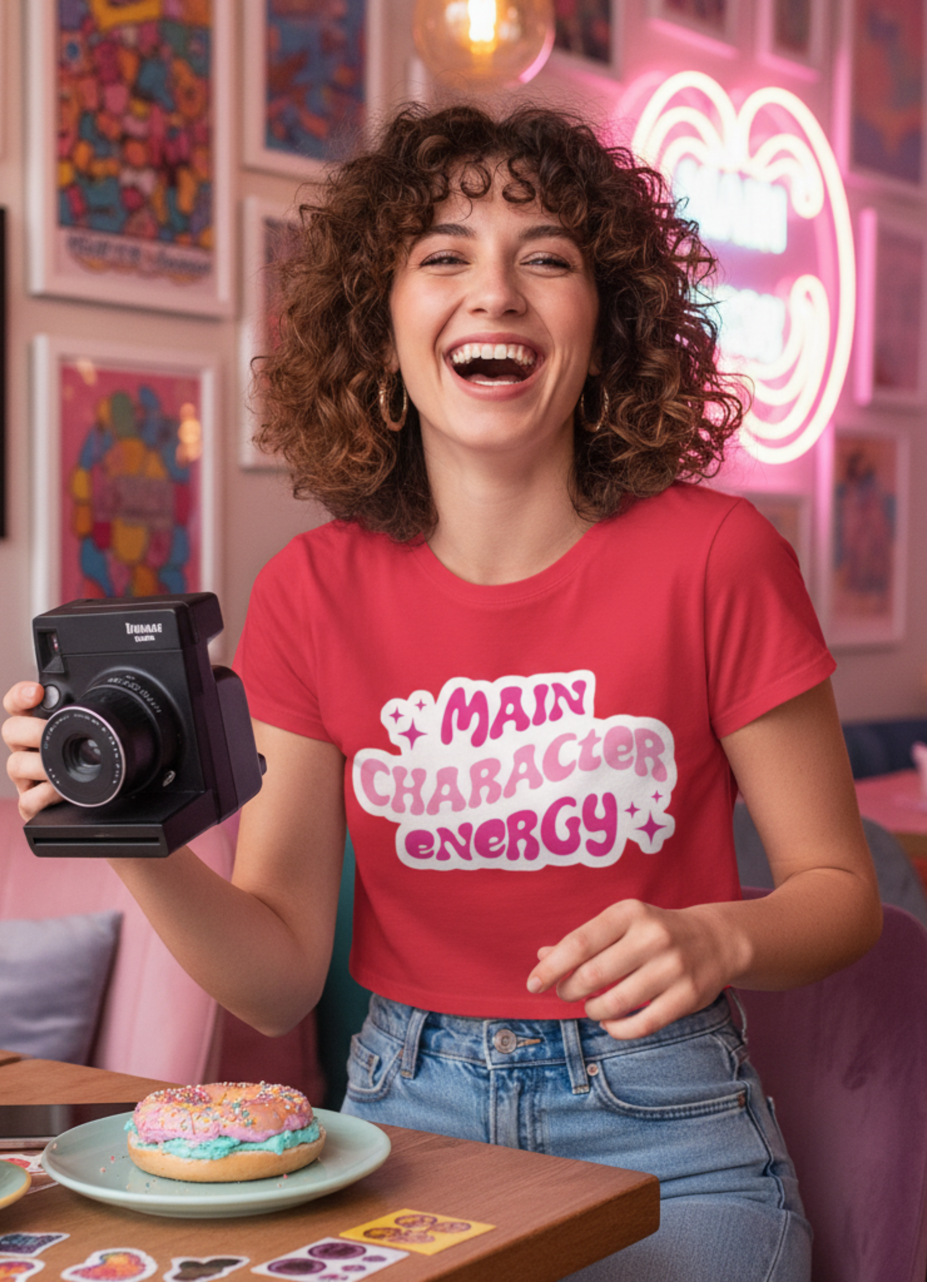 Main Character Energy Crop Top